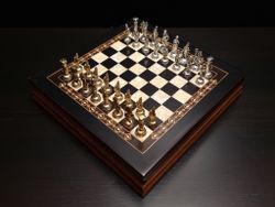 Шахматы подарочные "Илиада мини" венге антик (2811.BLK.5102.150) 8