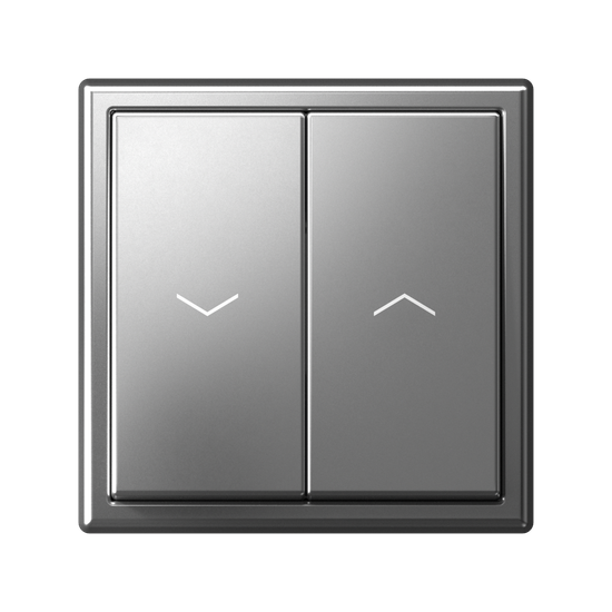 Выключатель для жалюзи 2-кл. ArtGallery 2х (сх. 4) 10А механизм сталь SE GAL000919