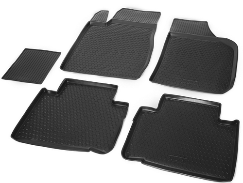 Коврики в салон автомобиля Rival для Great Wall Hover H6 2013-2016, полиуретан, без крепежа, 5 частей, 12003001