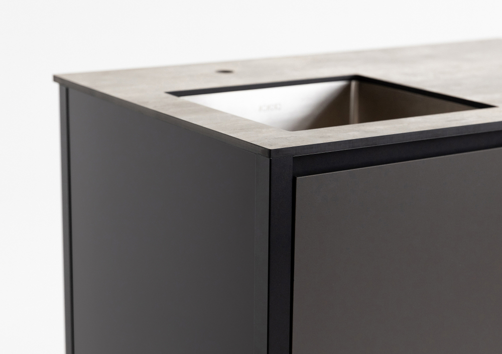 Барбекю комплекс Lounge F-103SG, 2.3 м, черный/серый каспий