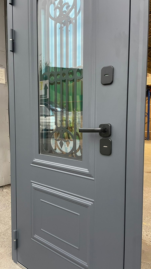 Дверь входная Герцог термо /муар 7024/муар 8019