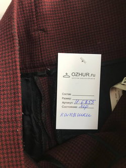 Брюки Uterque в мелкую клетку, маркировка ХS, визуально 42 размер