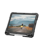 Защитный чехол с подставкой UAG Plasma для iPad (A16 | 2025) и 10-го поколения (2022) Чехол с регулируемым ремешком-держателем и защитным покрытием для экрана. Есть отсек для Apple Pencil или аналогичного стилуса