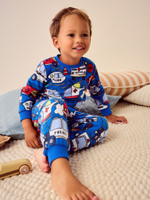 Пижама флисовая для мальчика Next B82-370, Синий