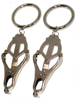 Мощные зажимы для груди с кольцами (Цвет: серебряный)