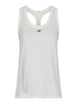 Женский топ теннисный Tommy Hilfiger Regular Tank Top - белый