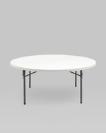 Стол круглый складной пластиковый Кейт 180