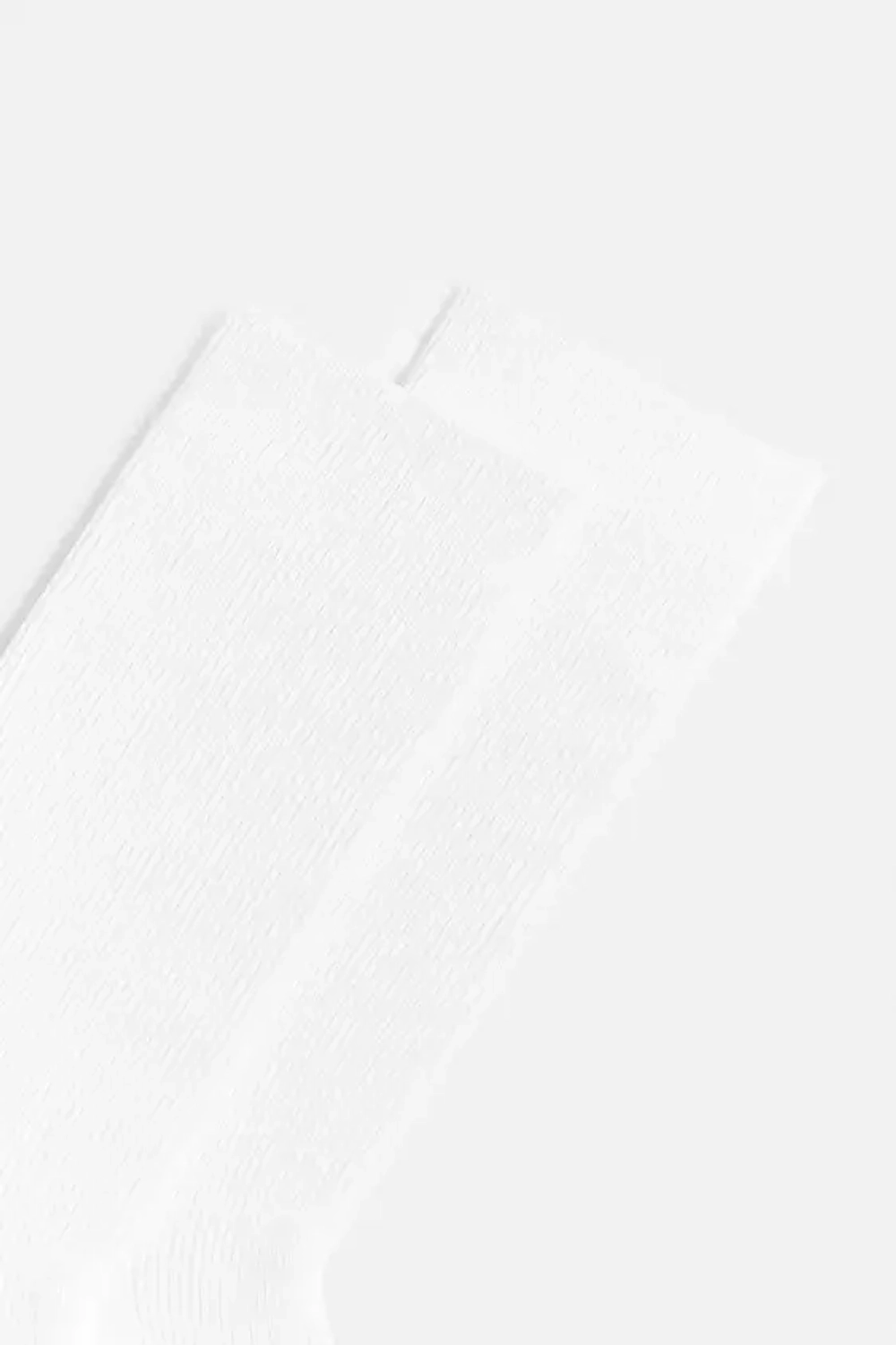 ZARA НОСКИ В РУБЧИК, БЕЛЫЙ