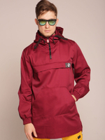 Анорак мужской удлиненный бордовый Город Горький
