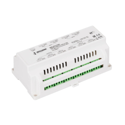 INTELLIGENT ARLIGHT Сплиттер SMART-DMX512-306-72-DIN (12-48V, 2-in, 6-out, RS-485) (IARL, IP20 Металл, 5 лет) 038937