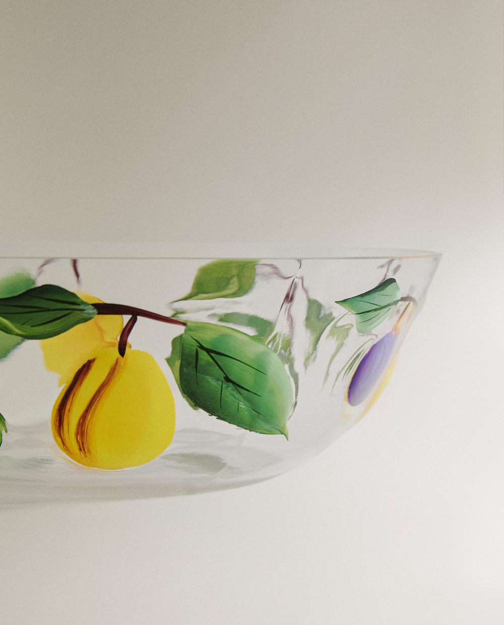 Zara Home блюдо сервировочное из стекла, цвет разноцветный, 24 см