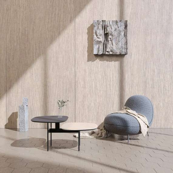 Журнальный столик Step S, дуб/черный ясень