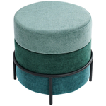 Пуф norunn, шенилл, мятно-бирюзовый