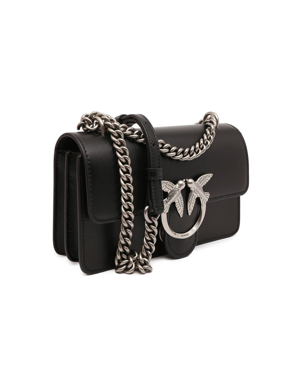 кожаная сумка через плечо love one mini Pinko - черный(100074 A0F1)