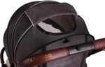 Прогулочная коляска luxmom 609 Чёрный текстиль