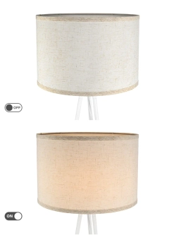 Напольный торшер с полкой