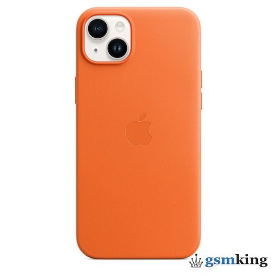 Apple Leather Case with MagSafe iPhone 14 Plus Orange (Оранжевый) MPPF3ZM/A