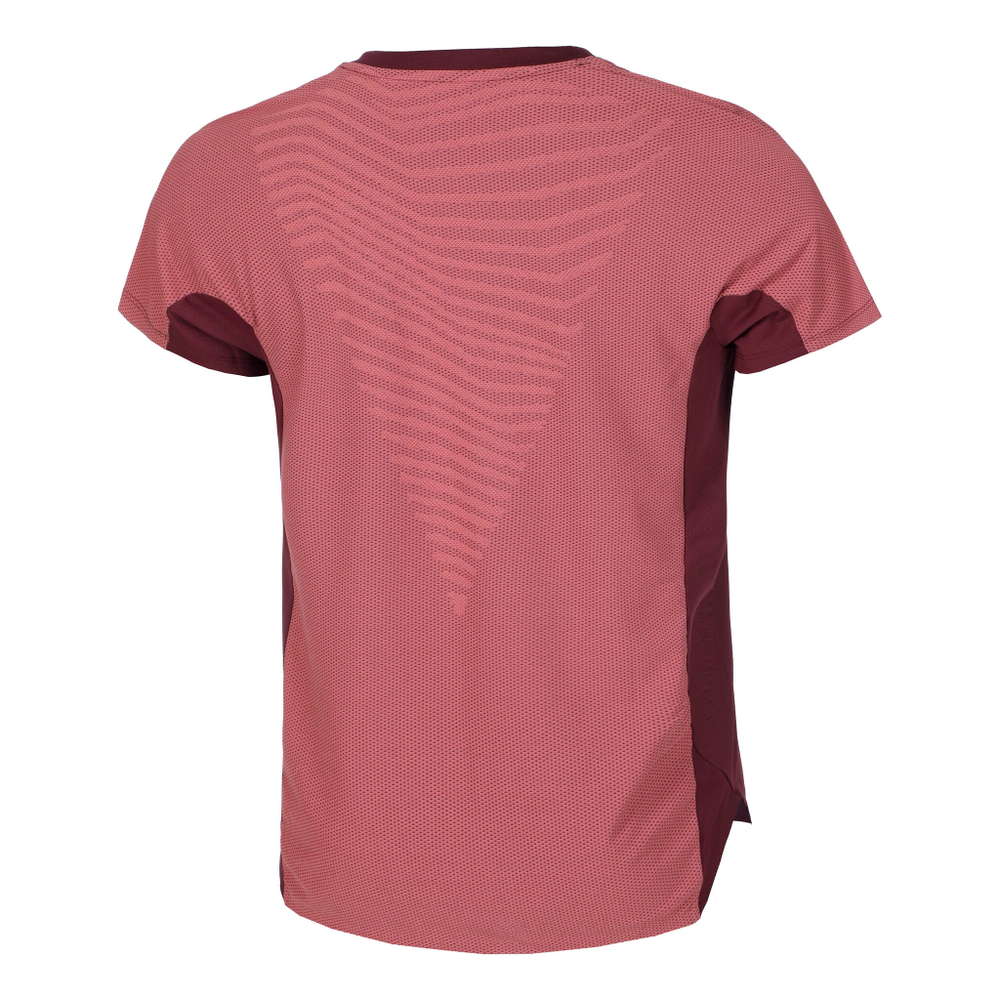 Мужское теннисное поло Nike Dri-Fit Advantage Court Slim UL RG Polo Men - Dark Red, Antique Pink