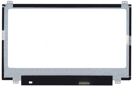 Матрица (экран) для ноутбука 11.6", 1366x768, 30 pin, SLIM (уши верх-низ), МАТОВАЯ