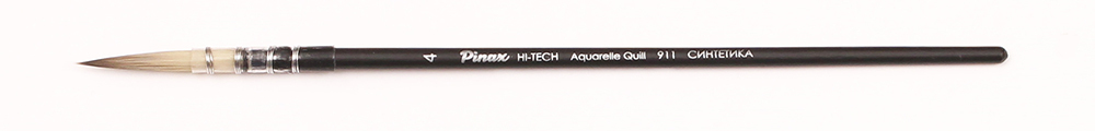 Кисть Pinax HI-TECH Aquarelle Quill Синтетика КРУГЛАЯ №4