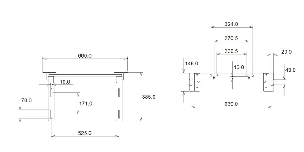 Крепление раковины H5 сталь NOFER 303B белый