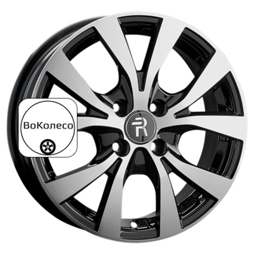 6x15/5x100 ET40 D57,1 VV393 BKF (конус, C570) Replay