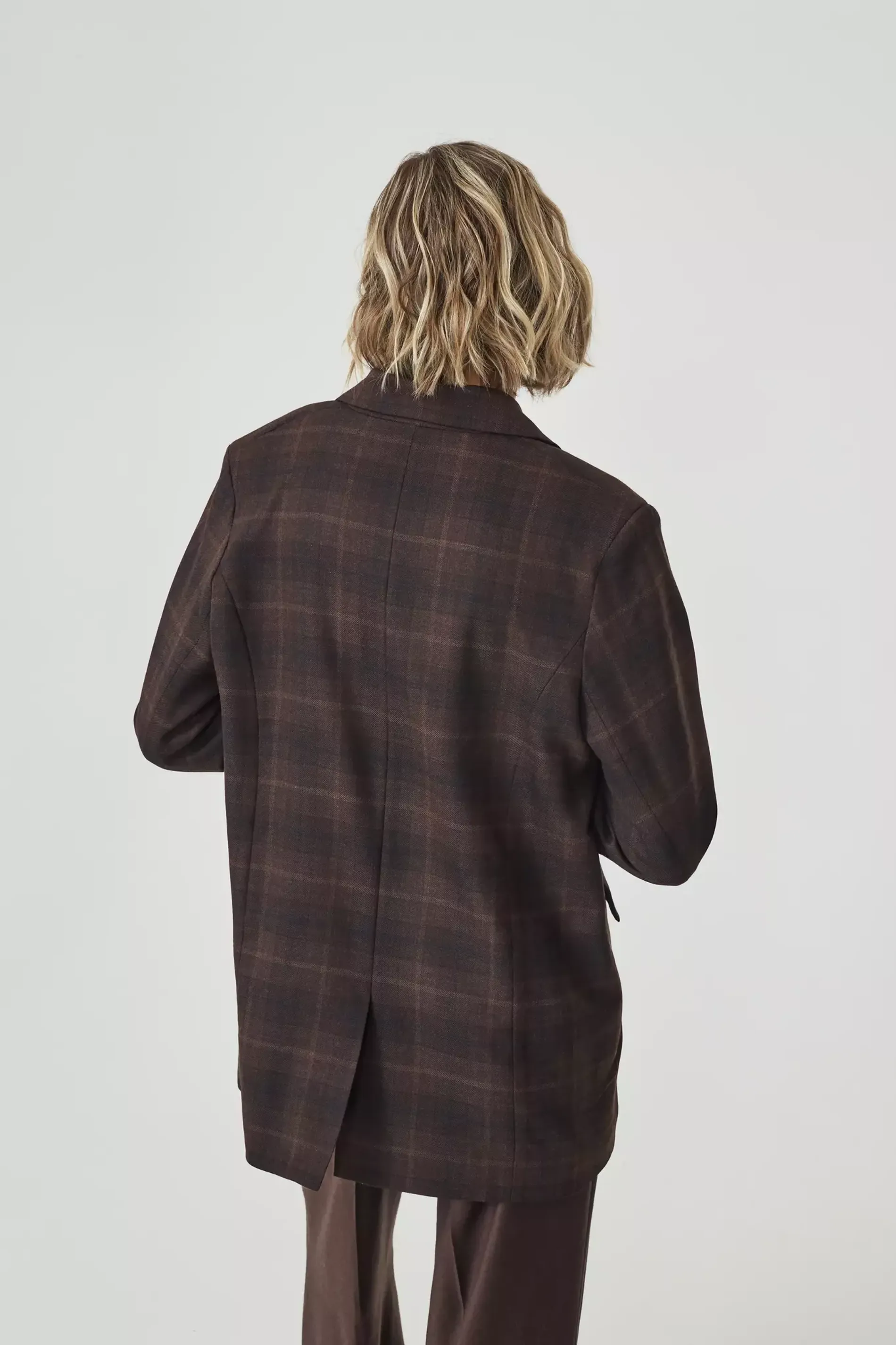 Пиджак Preston коричневая клетка