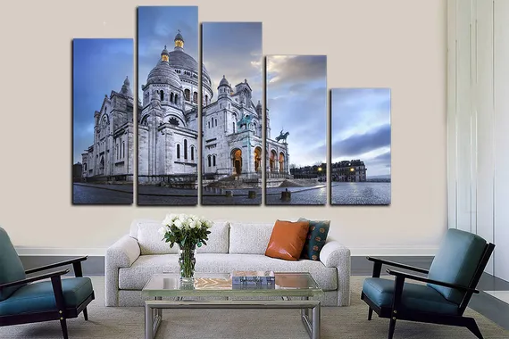 Модульная картина "Католический храм"