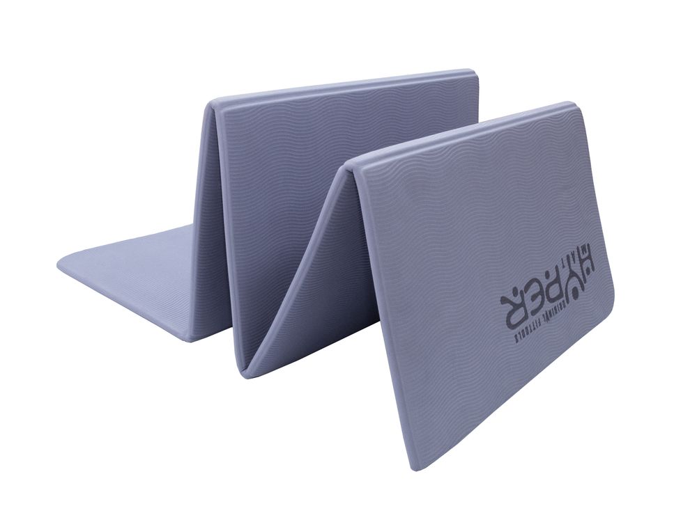 Коврик для йоги складной 190 х 120 см толщина 8 мм TPE HYPERMAT лиловый