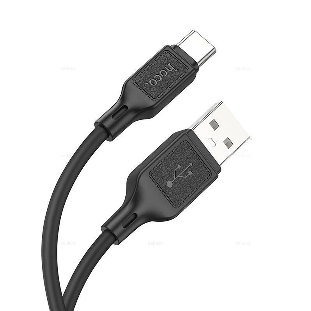Кабель USB на Type-C Hoco X90 (black)