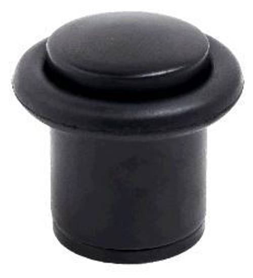 Ограничитель  дверной Стандарт цилиндр  588А-2 BN черный  европакет /13049