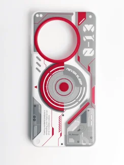 Защитный чехол для Oneplus 13 красно-белый (Red-white)