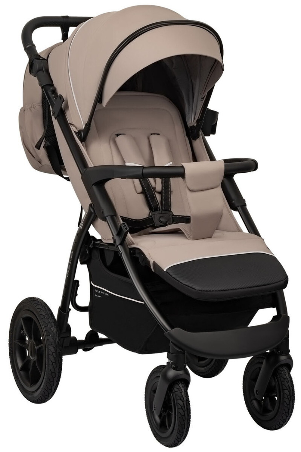 Детская прогулочная коляска Indigo Epica XL Air с сумкой 2025 бежевый