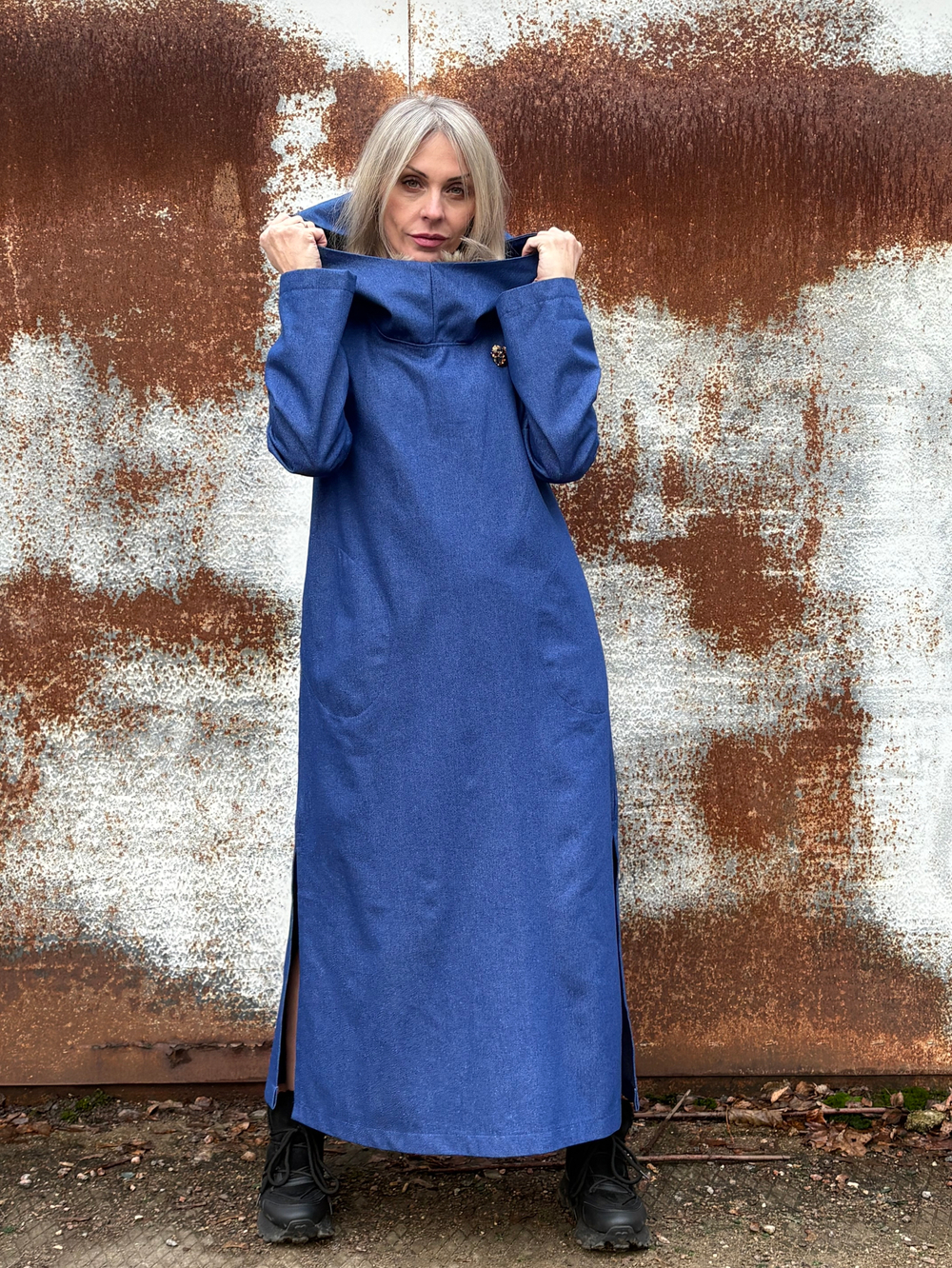 Платье Assassin /джинс синий