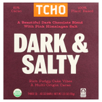 TCHO, Dark & Salty, темный шоколад с розовой гималайской солью, 81% какао, 3 плитки по 0,83 унции