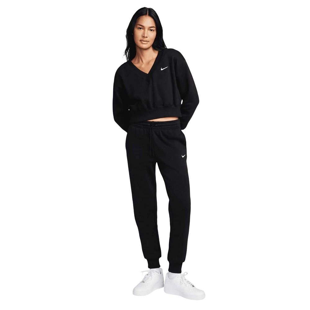 Баскетбольные женские штаны Nike Sportswear Phoenix Fleece Black Pants