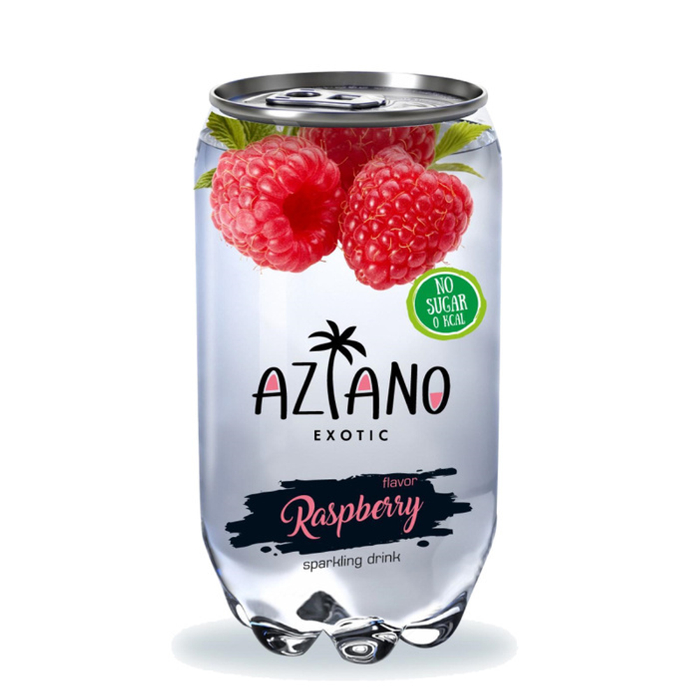 Газированный напиток Aziano Raspberry 350мл