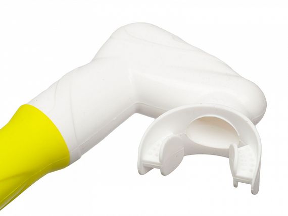 Трубка Sargan Агидель Сухая 2 Клапана желтая/белая