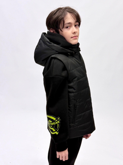 Жилет демисезонный мембрана для мальчика 8-12 лет Милашка Сьюзи