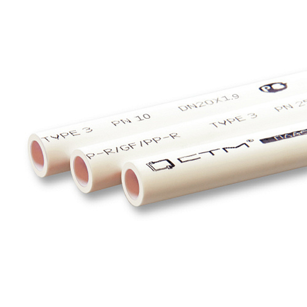 Труба СТМ ПЛАСТ PPR CW 25*2,3 PN10 4 метра CPP10025