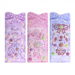 Наклейки-стразы Alingar, акриловые, "Принцесса" (бант,корона), пакет с европодвесом