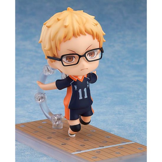 Фигурка Аниме Nendoroid Волейбол!! Haikyuu!! Tsukishima Kei Кей Цукишима 10см / Фигурка Нендороид по мотивам аниме "Волейбол!!", Кей Цукишима
