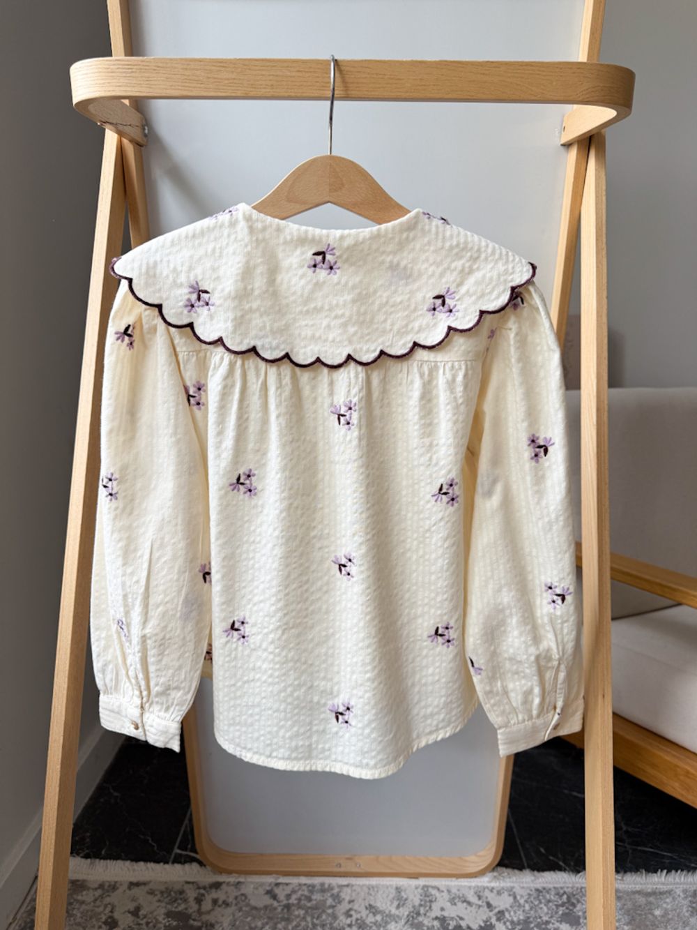 Хлопковая блузка Zara, 122