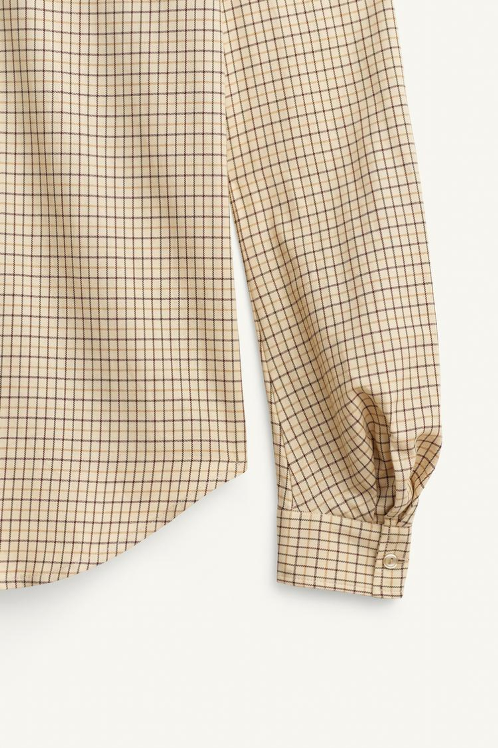 ZARA РУБАШКА С ЗАВЯЗКАМИ, СВЕТЛО-БЕЖЕВЫЙ