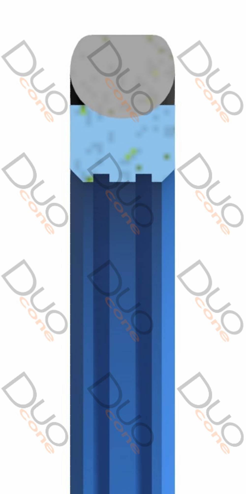 Штоковое уплотнение УШР-04 (140x151x4.2) Ф4+Полиэфир / NBR70