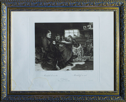 Гелиогравюра «Меньшиков в ссылке» по оригиналу В. И. Сурикова «Меньшиков в Берёзове» (1883 г.)