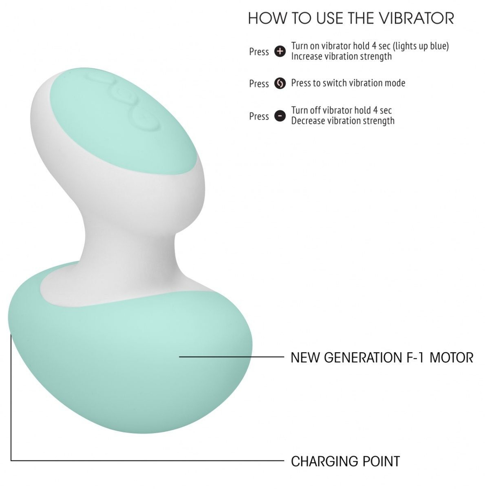 Зеленый клиторальный массажер Lovebug (Цвет: зеленый)