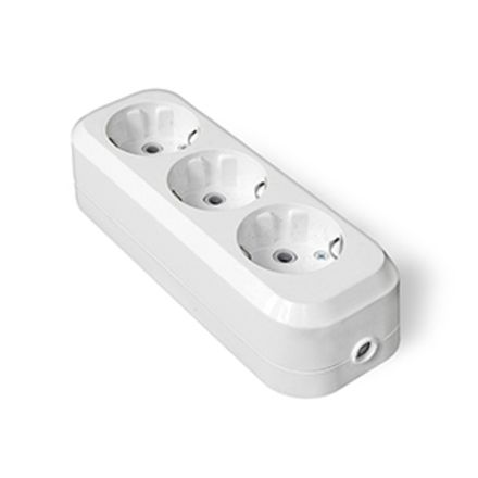 Колодка для удлинителя "IONICH" 3 гн. с/з