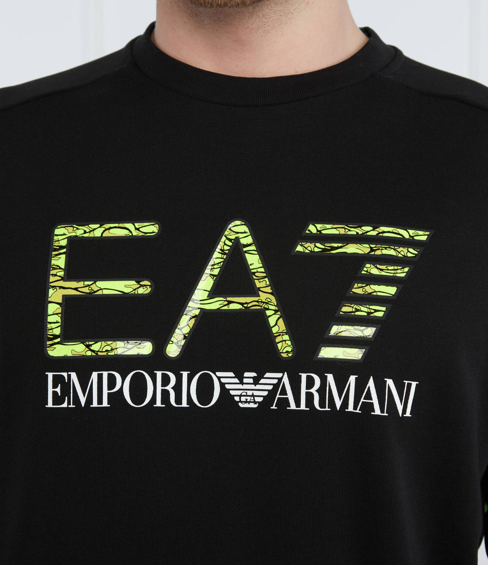 Худи EA7 - черный(3LPM54 PJEQZ)