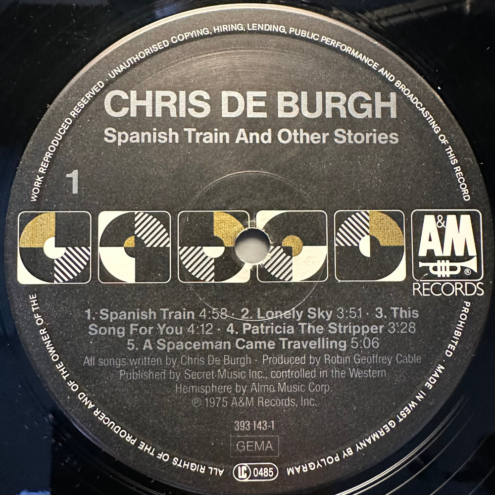 Chris de Burgh - Spanish Train And Other Stories (Германия)